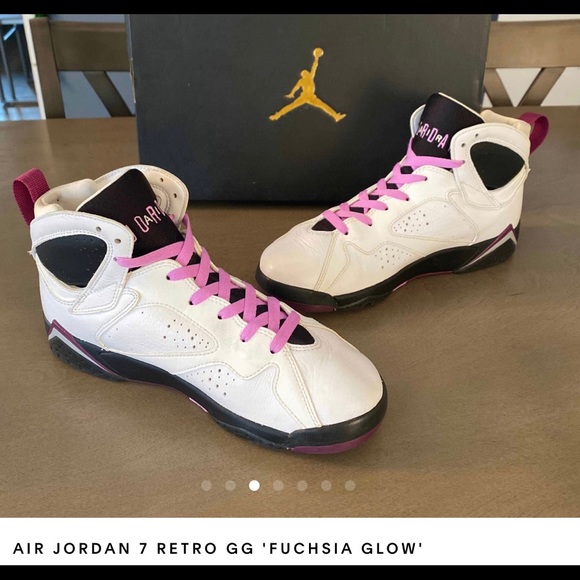 Air Jordan 7 Retro GG 'Fuchsia Glow' - Picture 3 of 7